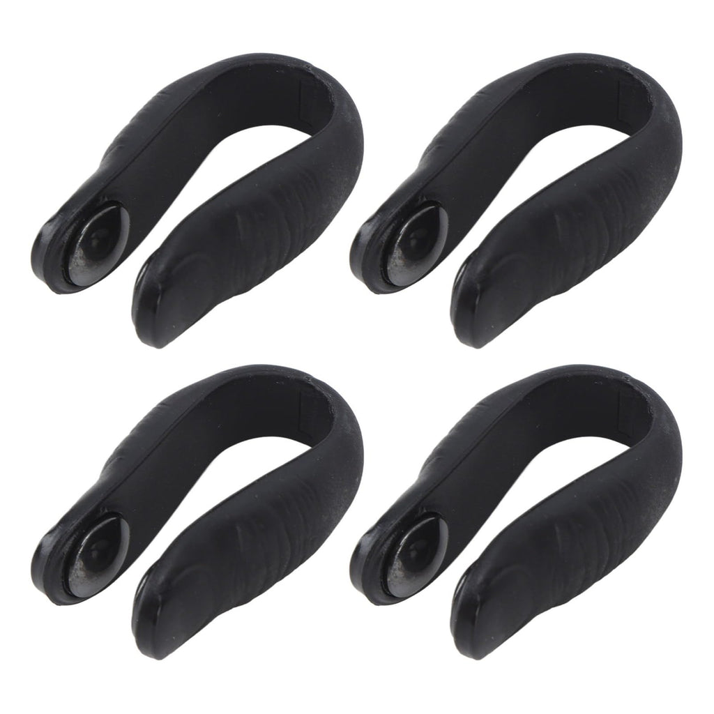 Dioche 4pcs Migraine Relief Clip, Acupressure Hand Clip, Wearable Magnets Headache Migraine Relief Clip, Supporting Acupressure Relaxation, Stress Alleviation Black