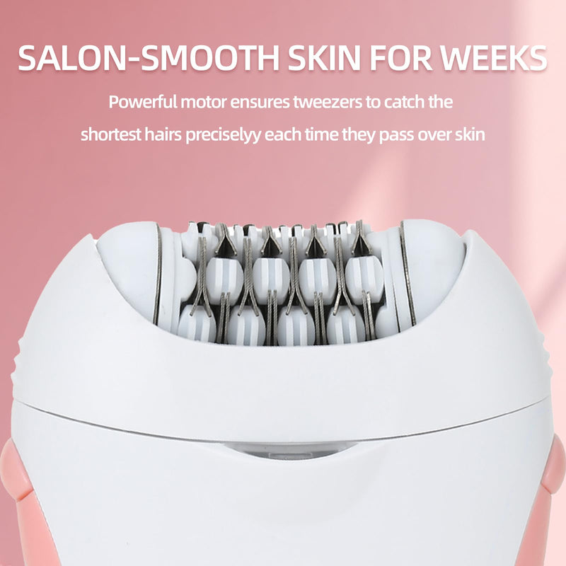 Glabrouse Skin Smooth Glide Epilator for Women,Facial Epilator for Women,Cordless Face Hair Remover with Light,Hair Rmoval for Face Bikini Legs, Body Removal Device