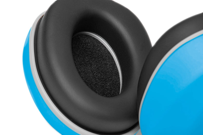[Australia] - Lucid Audio HearMuffs Kids Hearing Protection Blue/White (Over-the-ear Sound Protection Ear Muffs Ages 5+) 