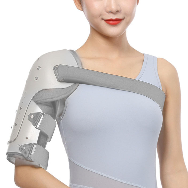 [Australia] - Yosoo Brace Humeral Fracture Splint, Humeral Shaft Splint Humeral Shaft Fracture Brace Adjustable Strap Breathable Comfortable Support Shoulder Brace for Injury Broken Upper Arm (Right 