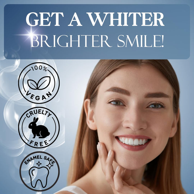[Australia] - Teeth Whitening Kit 4 Syringes (3ml) New Strongest 44% Carbamide Peroxide Teeth Whitening Gel Light Trays Retainer Case Included Vegan Tooth Whitener 