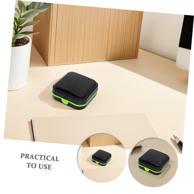 Portable Hearing Aid Holder Small Storage Box with Sealing Cover Shockproof Water-Resistant Protection Case for Outdoor Travel and Daily Use