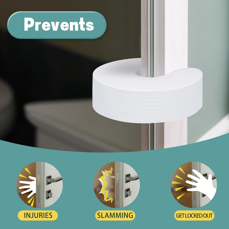 [Australia] - [2.2CM-Thickened] 8 Pack Door Finger Pinch Guards,Baby Proof Door Slam Stopper,Protect Child Fingers with Soft Foam Guard,Prevent Finger Pinch Injuries,Slamming Door,Child from Getting Locked in Room 