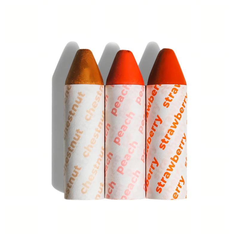 [Australia] - Axiology Multi Stick Crayons For Eyes, Lips, Cheeks Balmies Trio Gift Set - Creamy Buildable Lightweight Moisturizing Blush Face Sticks Contour & Highlighter All Day Wear Face Makeup (Golden Hour) Golden Hour Pack of 3 