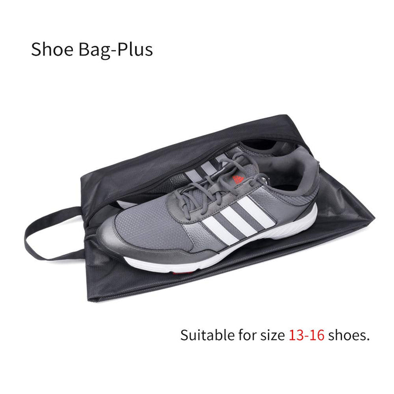 pack all Packing System Bundle | 1 Shoe Bag (Plus-Black) & 32L Duffel Bag (Black) for Fitness, Travel