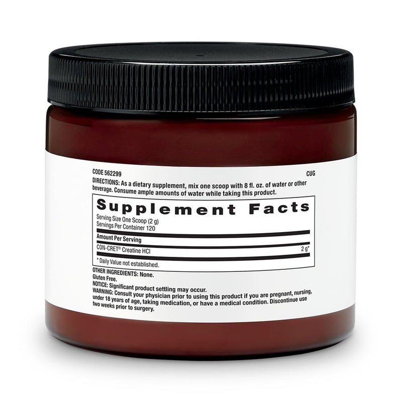 [Australia] - BEYOND RAW Chemistry Labs Creatine HCl Powder | Improves Muscle Performance | 120 Servings 120 Servings (Pack of 1) 