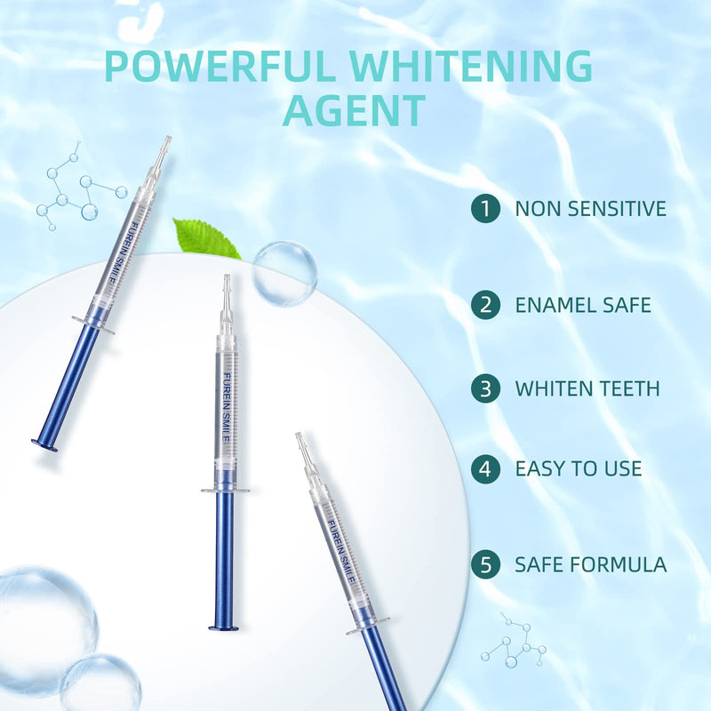 [Australia] - Teeth Whitening Gel Refills 10PCS Tooth Whitener 48+ Treatments -Removes Years of Stains 35% Carbamide Peroxide 