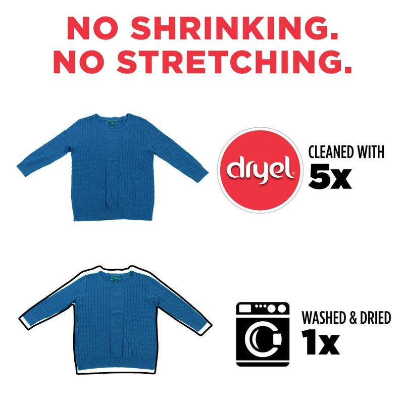 [Australia] - dryel At-Home Dry Cleaner Refill Kit, Gentle Laundry Care for Special Fabrics and Dry-Clean-Only Clothes, 10 Loads Refill Kit, 10 Load 
