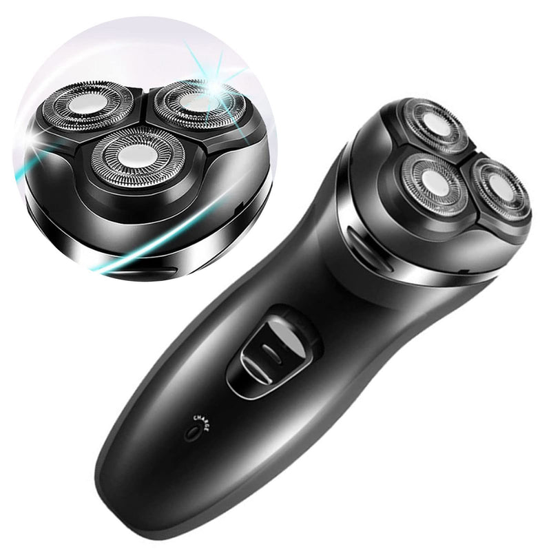 Rechargeable Men Electric Electric with Trimmer Beard Trimmer, Beard Trimmer, 3D Rotating Heads
