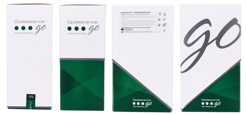 [Australia] - Opalescence GO 15 Whitening Bundle - (7 Treatments) Hydrogen Peroxide Prefilled Teeth Whitening Trays and Travel Sensitive Whitening Toothpaste 1 Oz - Mint Flavor- Includes a Toothbrush - 6288-1T 1 Count (Pack of 7) 