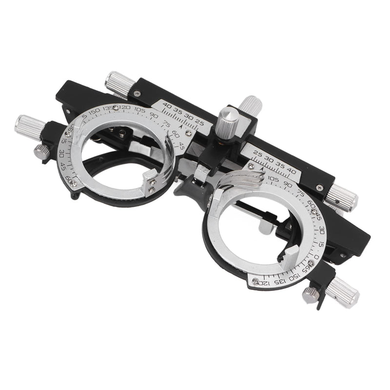 [Australia] - Asixxsix Adjustable Test Frame, Optical Optical Test Lens Frame, Lightweight Alloy Optometry Frame, Eye Optometry Optician PD 48-80mm, Adjustable Temple Length and 