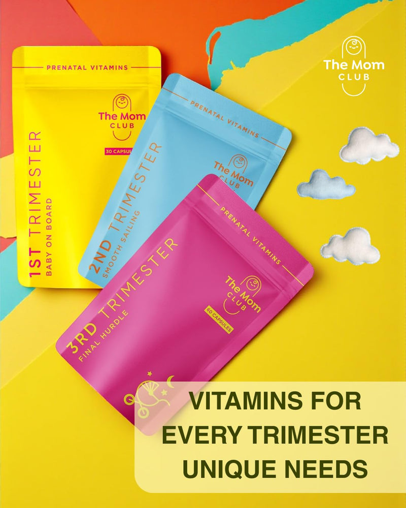 Pregnancy Vitamins – 2nd Trimester – Support for Energy, Immunity & Baby Growth Weeks 13 to 27 – Prenatal Multivitamin with Iron, B Vitamins, Inositol & Lutein – 30 Vegan Capsules – 1 Month Supply Second trimester: Weeks 13–27