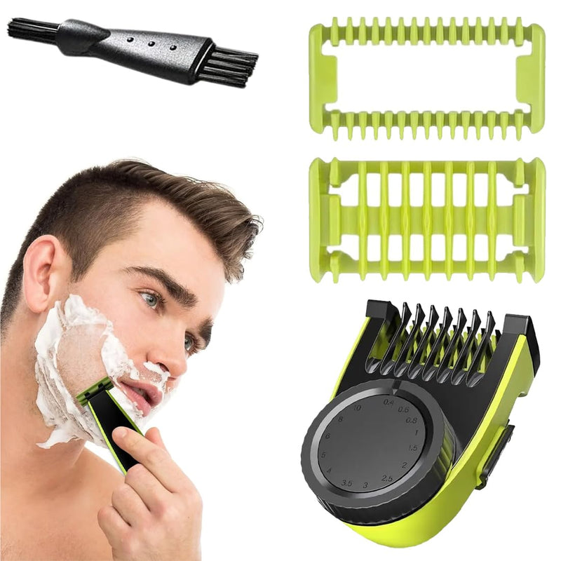 [Australia] - DNMH 14-in-1 Trimming Attachments for Hybrid Length-Adjustable Comb Attachments for O Blade Razors (0.4 mm - 10 mm) 