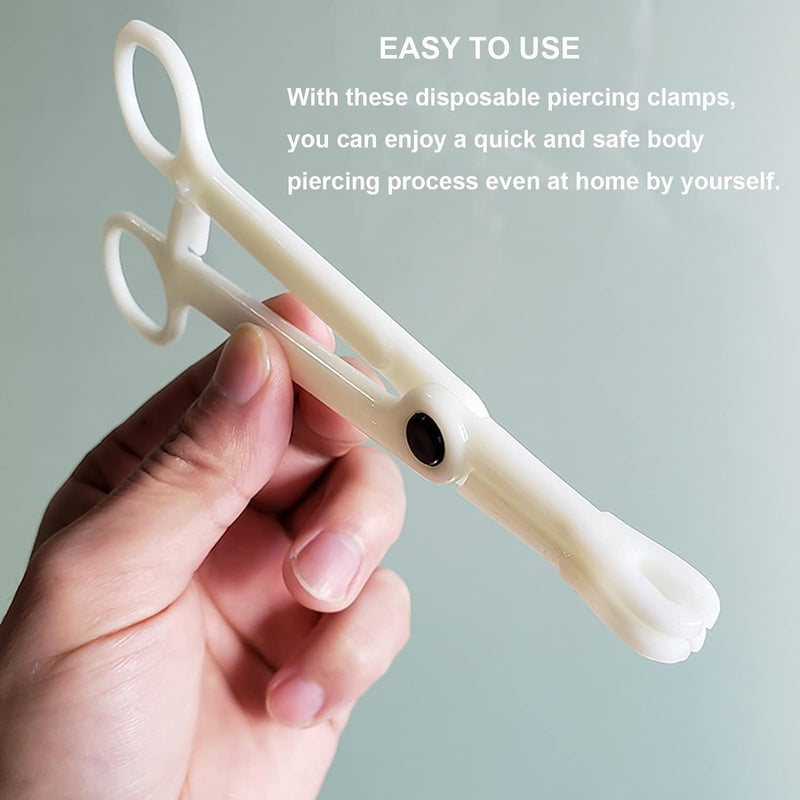 [Australia] - Piercing Kit 35PCS Professional Piercing Kit Includeds 25PCS Mixed 12G 14G 16G 18G 20G Ear Nose Piercing Needles 2PCS Piercing Clamps 6Pcs Clean Tools 2 Gloves for Ear Nose Piercing Kit 