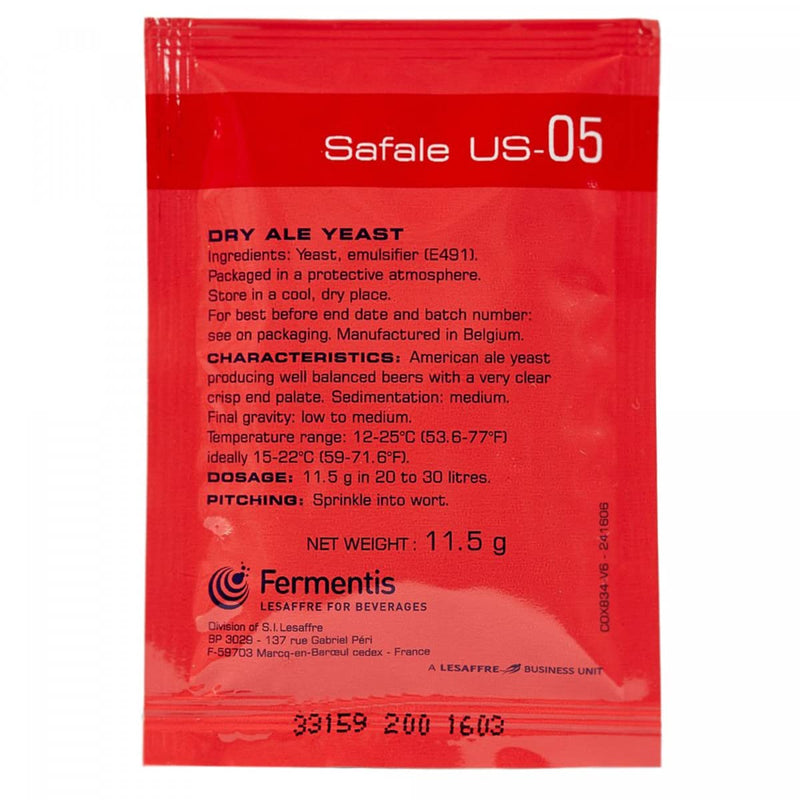 [Australia] - Fermentis Safale US-05 11.5g top-fermenting brewer's yeast dry yeast 