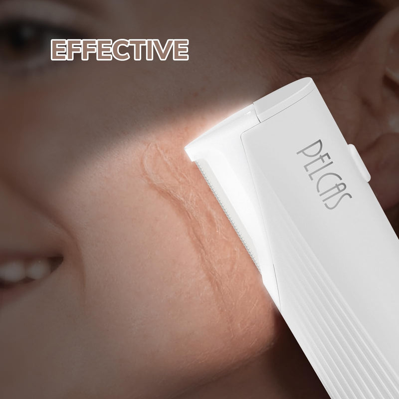[Australia] - PELCAS Dermaplaning Blade Replacement Set, 8 PCS Dermaplaning Razors for Women Facial Peach Fuzz & Hair Removal System SPA at Home Only Fit with PELCAS Dermaplaning Tool BV18-712 -Device Not Included 