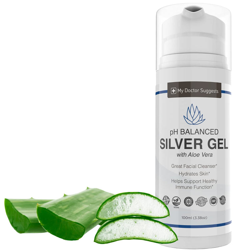 [Australia] - Structured Colloidal Silver Gel with Aloe Vera, for Burns, Wounds, Sores and Eczema - Strong Pure 30ppm pH Balanced 1 