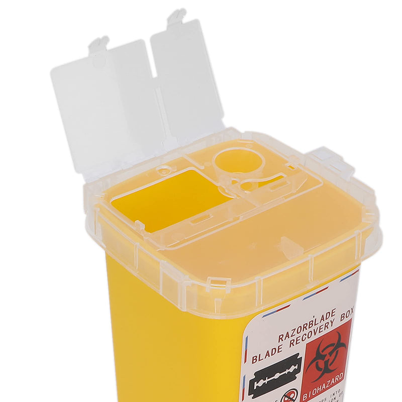 [Australia] - CHICIRIS Blade Disposal Box, Disposal Blade Container, Blade Container for Beauty and Personal Care (Yellow) 