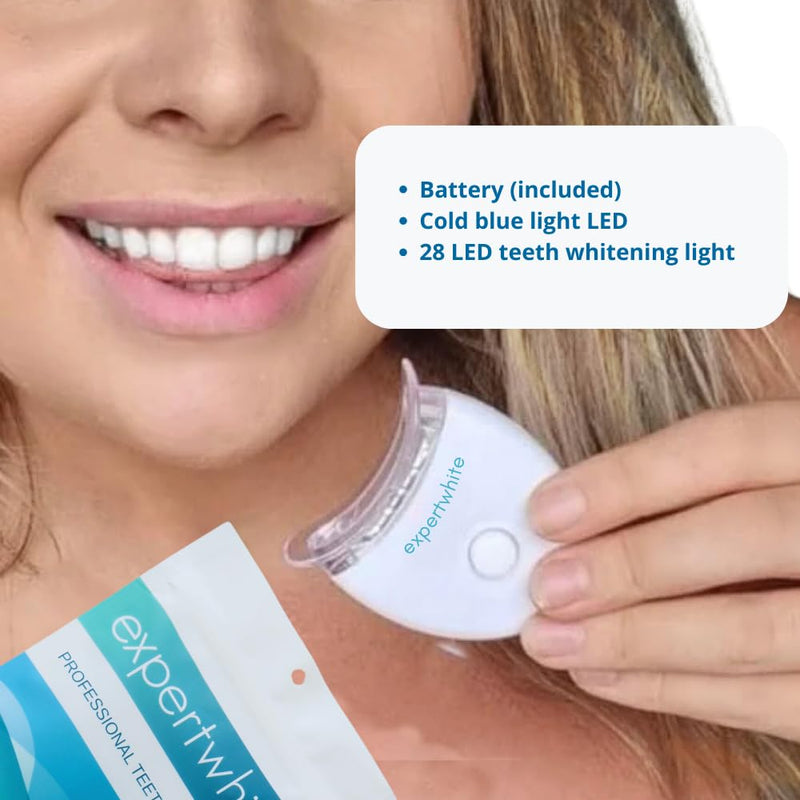 [Australia] - Teeth Whitening Accelerator Light, 5X More Powerful Blue LED Whiten Teeth Faster with Teeth Whitener Pen or Strips. Replacement Light Only 
