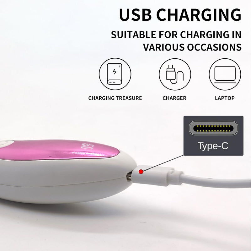 Electric Razor for Women, Bikini Trimmer Womens Shaver for Face Nose Eyebrow Body Leg Pubic Underarm Arm Ladies Rechargeable 4 in 1 Hair Removal Kit Painless Trimming, Gifts for Women (Pink) Pink