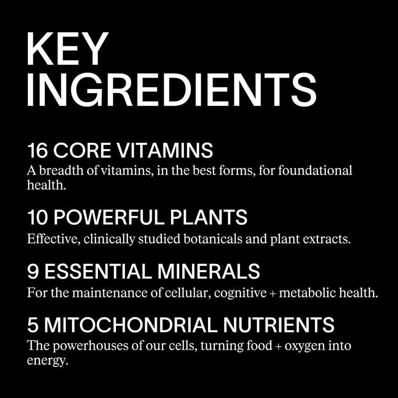 ARTAH Advanced Multi Nutrient - High-Potency Daily Multivitamin with Activated B Vitamins, Magnesium, Zinc & Antioxidants - Vegan, Gluten-Free, 60 Capsules