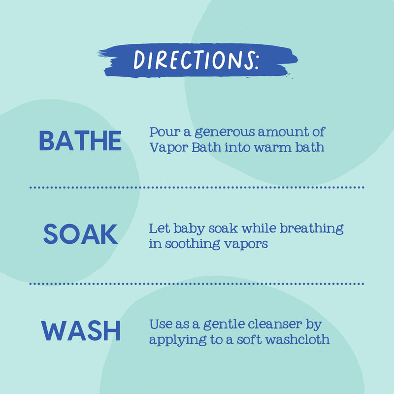 [Australia] - Oilogic Stuffy Nose & Cough Essential Oil Vapor Bath for Babies & Toddlers - Gentle Baby Bath Essentials – Pediatrician-Tested & Safe for Babies, 12.9 Fl Oz Vapor Bath (12.9 Fl Oz) 