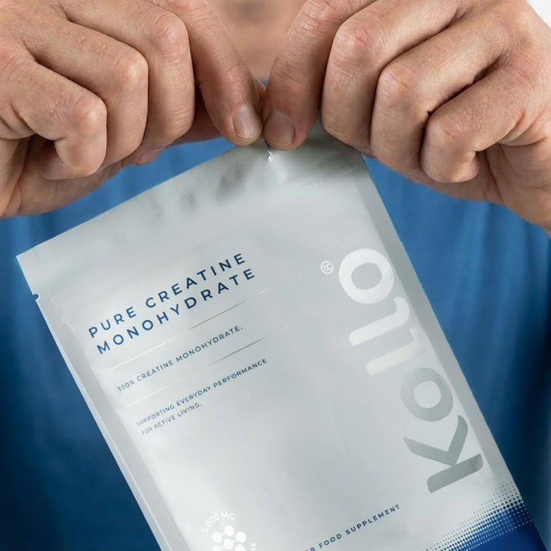 Kollo Creatine Monohydrate Powder – 150g (30 Servings) Pure Creatine Monohydrate Powder for Strength & Performance – Micronized Creatine Powder for Muscle Growth, Energy & Recovery 150 gm (Pack of 1)