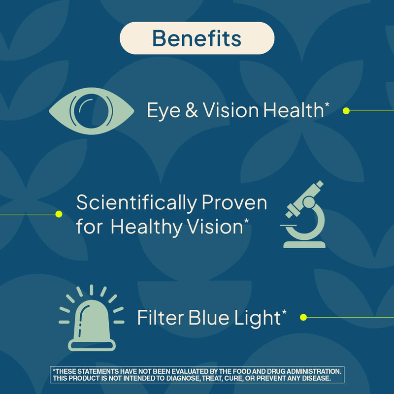 Nature's Wonder Clinical Strength Lutein 25mg & Zeaxanthin 5mg, 90 Softgels | Daily Carotenoid Complex for Adults, Supports Vision & Eye Health, Free Radical & Blue Light Defense, Gluten Free, 90 Days