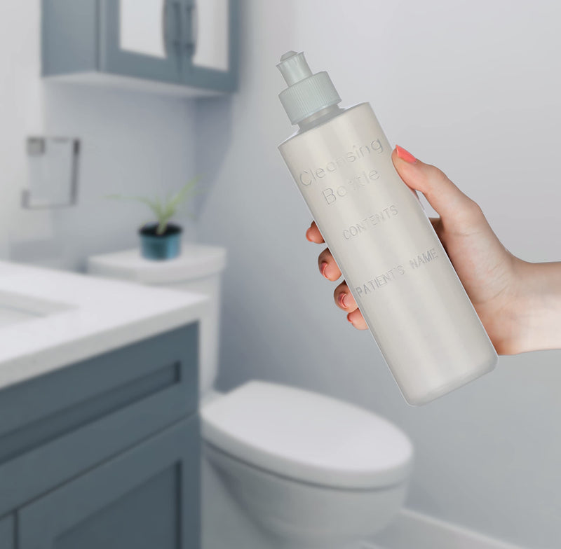 [Australia] - Perineal Lavette Irrigation Bottle for Postpartum Care - After-Birth Essentials for Mom to Soothe and Clean Perineal Area - Premium Portable Bidet for Women - 8OZ (Pack of 3) 