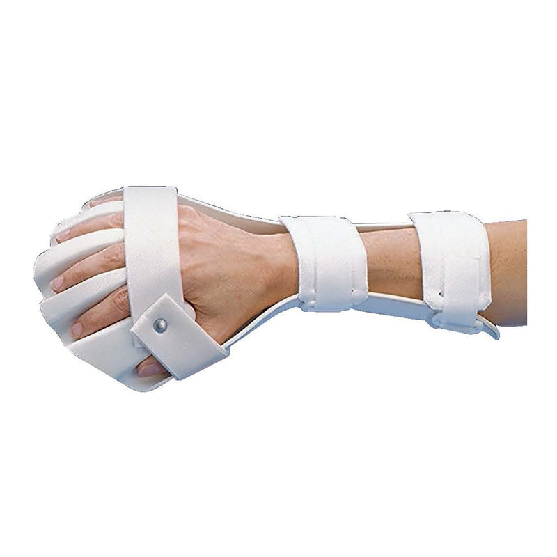 Rolyan Preformed Anti-Spasticity Ball Splint, Right Medium, White Small Left