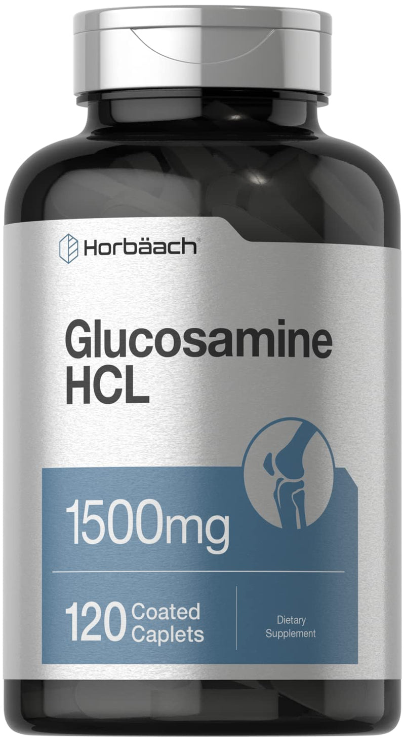 [Australia] - Horb√§ach Glucosamine HCL | 1500mg | 120 Caplets | Non-GMO and Gluten Free Supplement 
