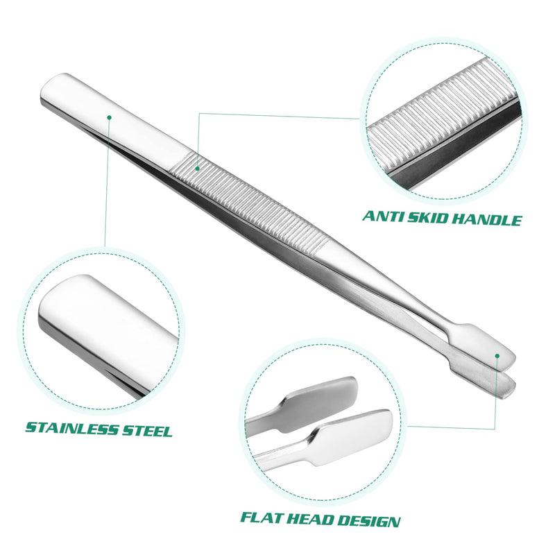 [Australia] - Supvox Stamp Tweezers Philately Stamp Collectors Tool Pack of 2 (Silver) 