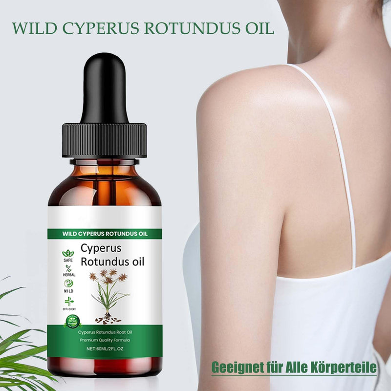 [Australia] - Cyperus Rotundus Oil, 120ml Pure Cyperus Oil Silky Hair Remover, Natural Essential Oils Cyperus for Hair Removal, Pure Ripe Cyperus Rotundus Oil for Reducing Body Hair Growth (2PCS) 