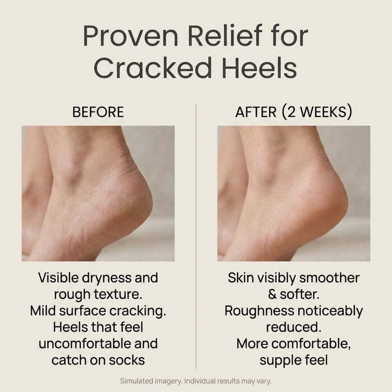 SEACRET Dead Sea Foot Cream - Deep Moisture Heel Repair with Tea Tree Oil, Shea & Cocoa Butter, Rapid Absorption Formula for Dry, Cracked Skin, Hypoallergenic, Paraben-Free & Vegan, 3.4 Fl Oz / 100 ml 3.4 Fl Oz (Pack of 1)