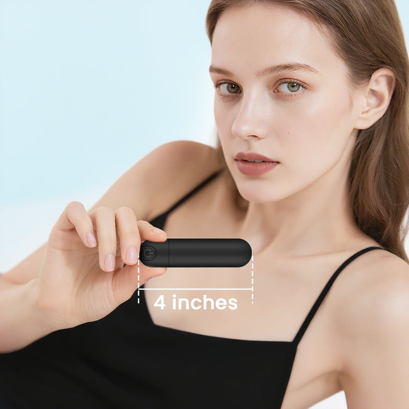 [Australia] - Handheld Electric Back Massager - Mini Waterproof&Rechargeable Handheld Deep Tissue Neck Black 