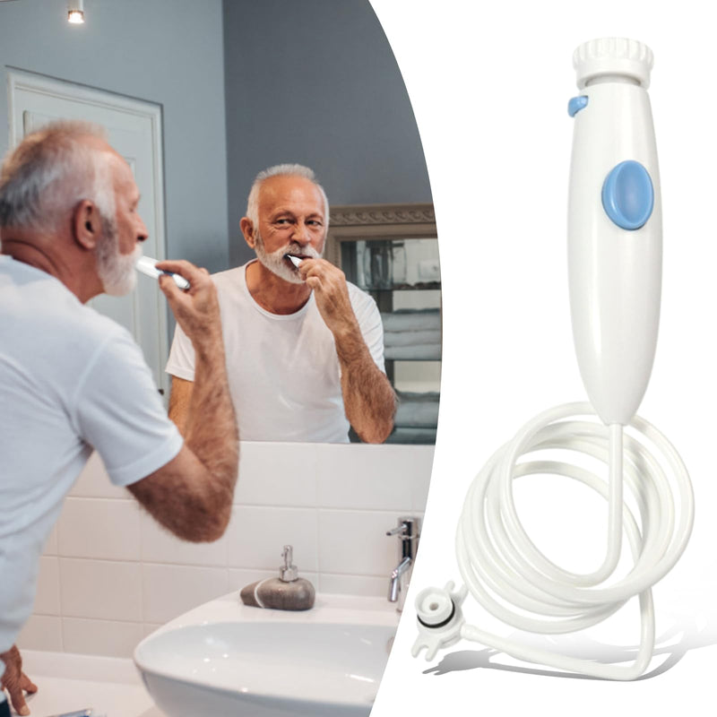 [Australia] - Water Flosser Oral Irrigator Oral Irrigator Replacement Tube Hose Handle Replacement for WP-100, Water Flosser Plastic Handle Hose Accessories for Oral Hygiene Compatible with WP-100 Sunlera Replacement Parts 