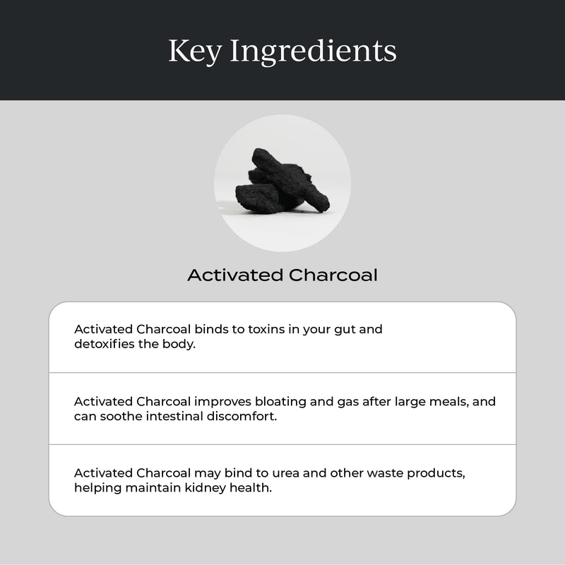 [Australia] - CYMBIOTIKA Activated Charcoal Liquid Supplement with Vitamin E, Gut Health & Digestive Support for Adults, Helps Cleanse, Detox, Support Gas, Bloating, Lemon Cream Flavor, Vegan, 10ml Pouches, 26 Pack 