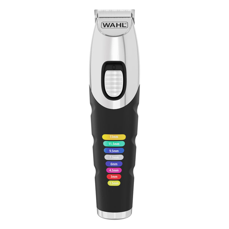 [Australia] - Wahl Color Trim Beard Trimmer, Innovative Color Coded Guide Combs, 240 Minutes Operating Time, USB Charger, Ideal for Gym and Travel, Precision Ground Blades Color Trim - Beard Trimmer 