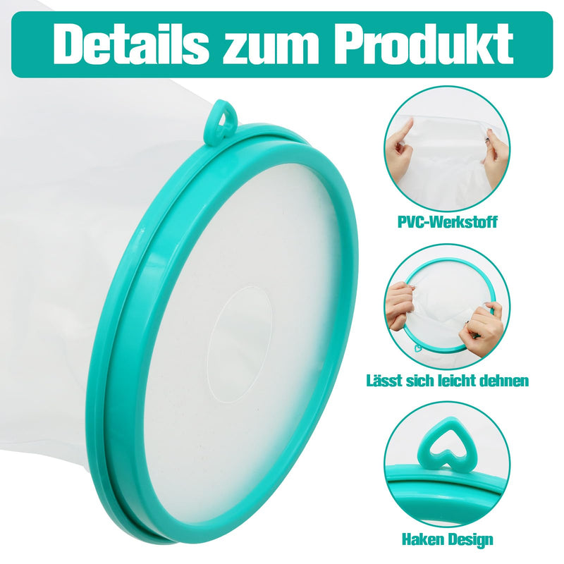 [Australia] - SPOKKI Shower Protection Leg, Shower Protection Foot Waterproof, Cast Protection Waterproof Adults, Reusable Bandage Protection for Ankle Burning Keep Wound Bandages Dry Rib 
