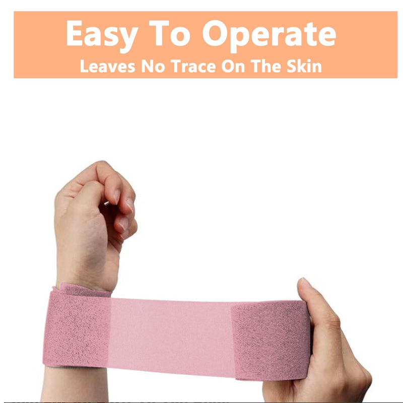 Pre Wrap Tape,TTZEZE Athletic Foam Underwrap,Soft Prewrap Headbands,Smooth Sports Wrap Roll,Pre Wrap Bandage Sport Tape for Ankles Wrists Hands Elbows 2.76 Inch x 30 Yards Light Pink 4-Rolls
