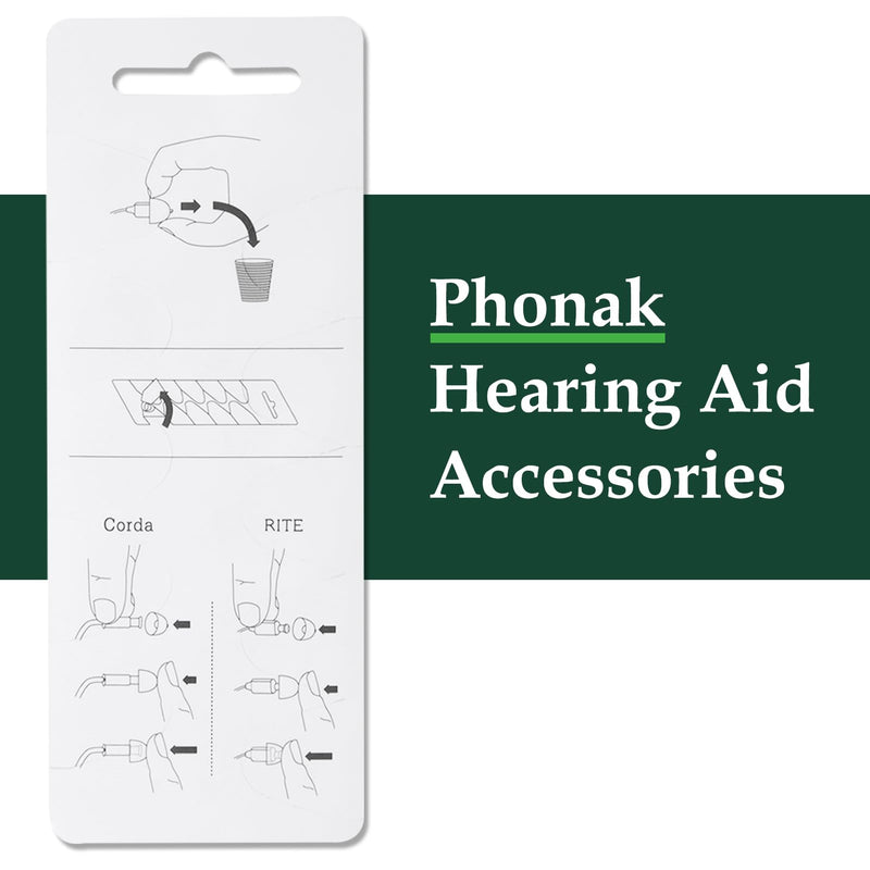 Hearing Aid Domes for Phonak Replacements, Phonak Hearing Aid Domes (Phonak Vented Domes Small Size / 2 Packs）, Universal Domes for Phonak Hearing Aid Accessories. VENTED DOME S