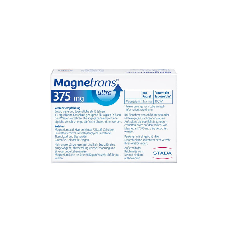 [Australia] - Magnetrans ultra 375 mg capsules - magnesium capsules for normal muscle and nerve function - 1 x 50 capsules 50 pieces (pack of 1) 