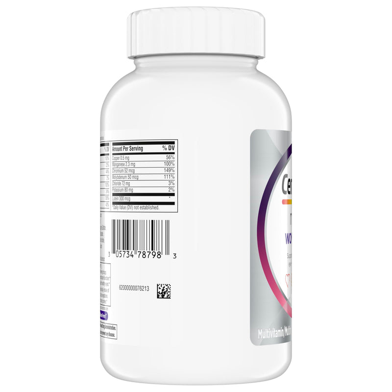 Centrum Minis Silver Women's Multivitamin, Women 50 and Over, 280 Tablets | Contains Vitamin D3, B Vitamins, Calcium, and Antioxidants, Non-GMO Ingredients, Supports Memory and Cognition, GLP-1 Support Unflavored 280 Count (Pack of 1)