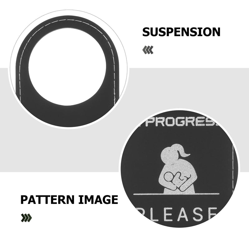 [Australia] - ifundom Breastfeeding Tips Emblems Door Handle Door Knob Baby Hangers Coat Hangers Nursing Room Door Sign Lactation Room Do Not Disturb Sign Identification Plate Leather Work To Pump Water 