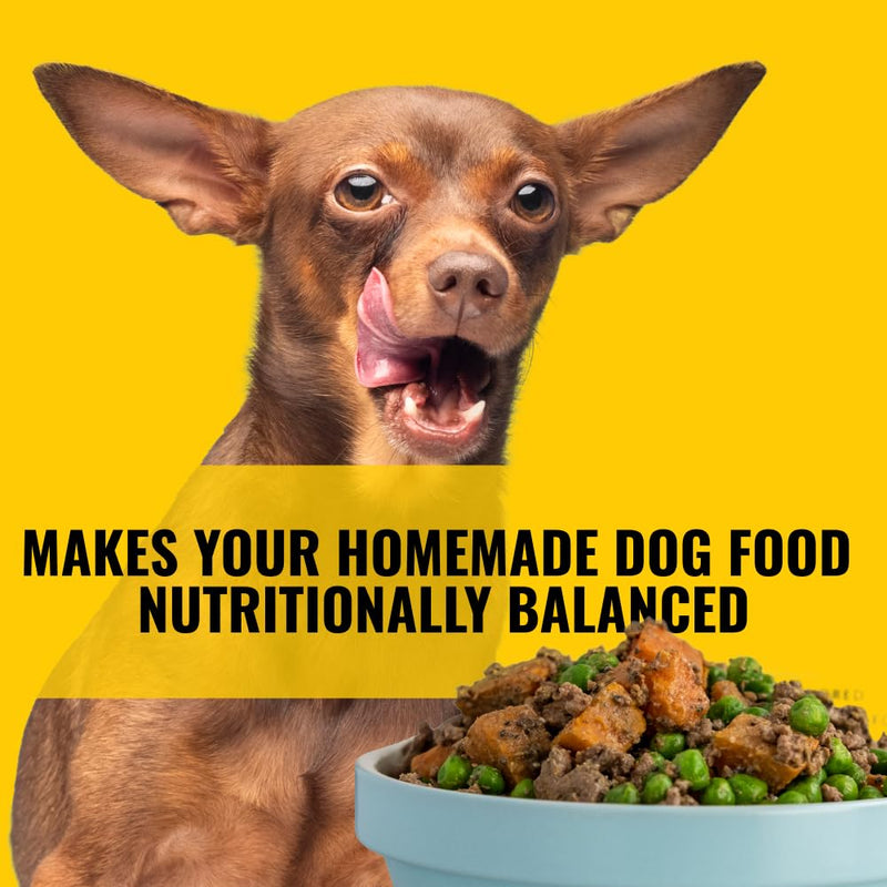 Homemade Dog Food Supplement Dog Vitamins Made in USA Add to Holistic Whole Food Diets Raw BARF All Breeds Puppy Adult 16oz Powder - PawsPlanet Australia