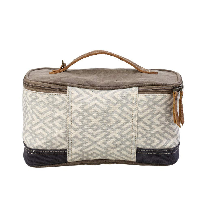 Myra Bag X Design Upcycled Canvas Shaving Kit Bag S-1195