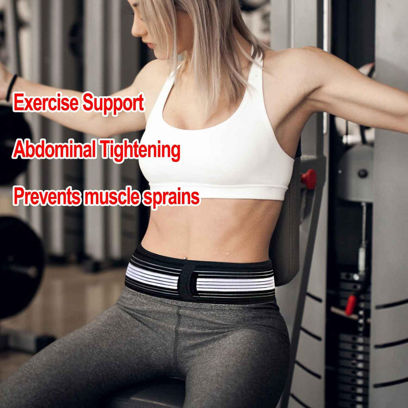 Pelvic Support Belt, Sacroiliac Si Joint Hip Belt Adjustable Hip Belts Braces Support Belts for Women Men for Lower Back Pain Hips Pain Relief Sciatica Pelvis Lumbar Pains (Long) Long