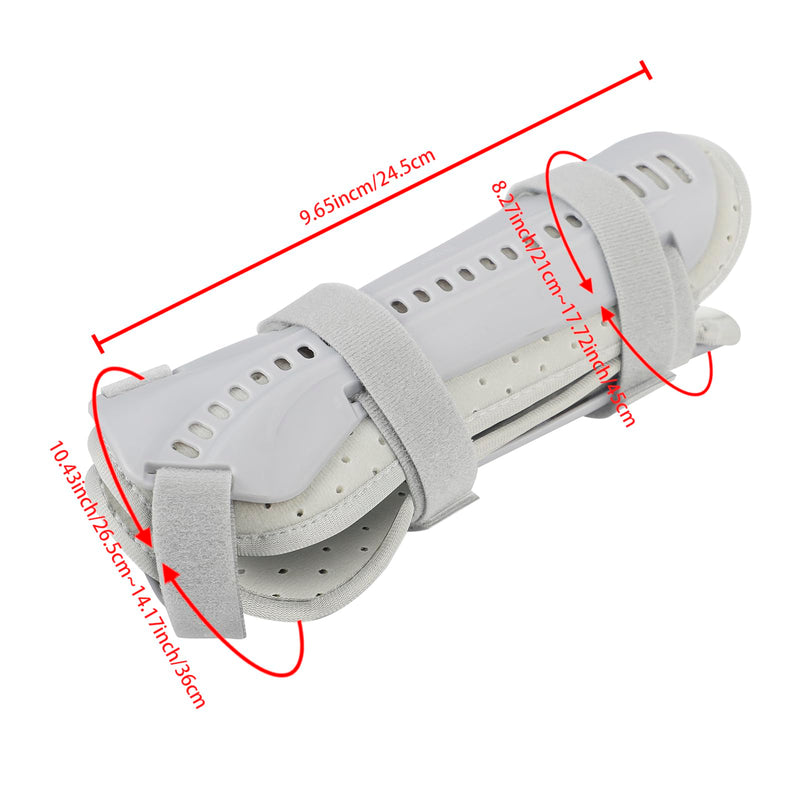 Forearm & Wrist Support Brace Splint, Forearm Immobilizer Brace Splints Breathable Wrist Splint for Carpal Tunnel, Upgraded with Double Splint, Great for Wrist Pain, Sprain, Sports Injuries (Left) Left