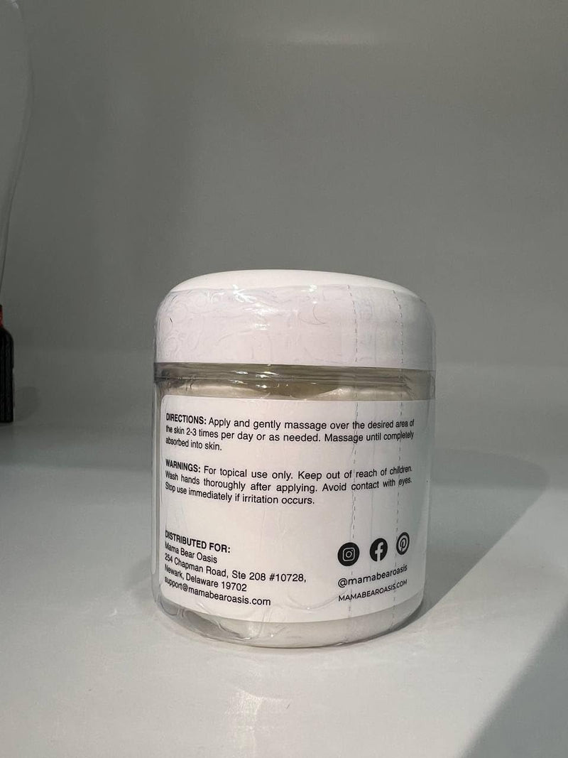 Mama Bear Oasis Magnesium Cream - Magnesium Lotion for Feet (Pack of 1) | Arnica, Vitamin B6, Aloe Vera and MSM, Vegan and Cruelty-Free, For Hands, Legs and Toes 1-Pack