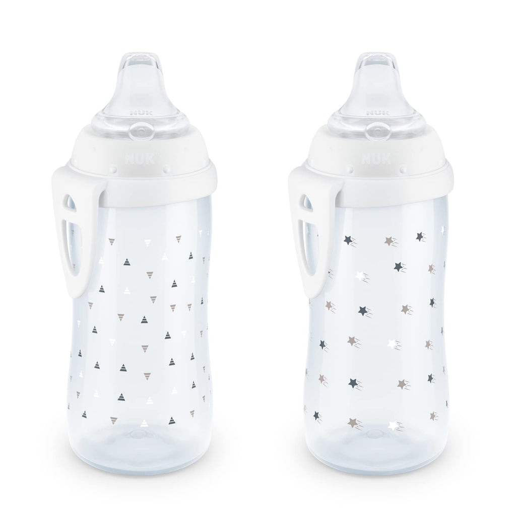 NUK Active Sippy Cup, 10 oz, 2 Pack, 12+ Months, Timeless Collection, Amazon Exclusive